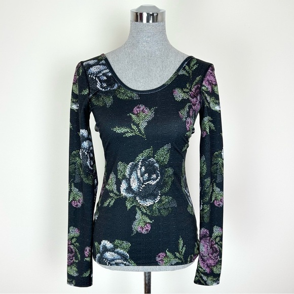 Floral Long Sleeve Top - Picture 1 of 6
